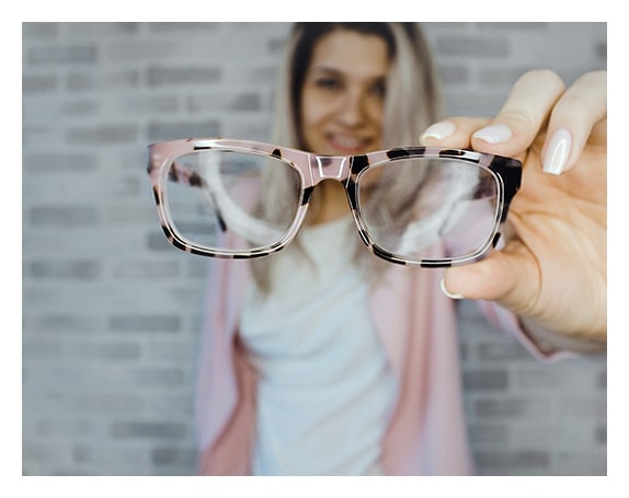 Dietz-McLean Optical eyeglass design for women