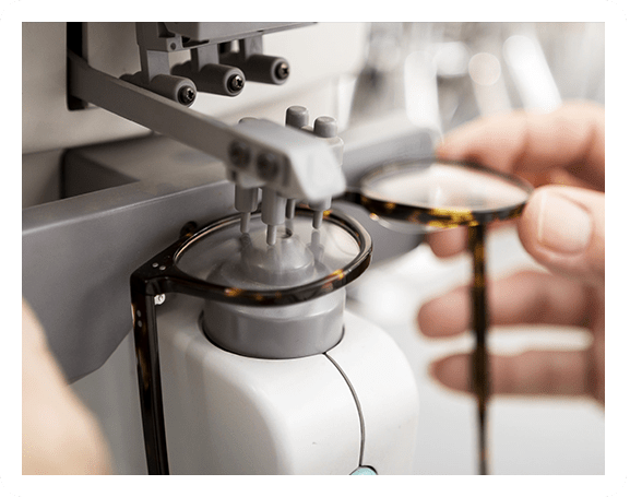 Modern customize lens at Dietz McLean Optical