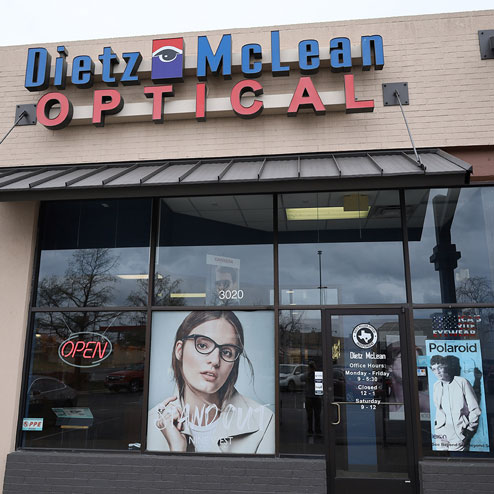 Eyeglasses repair at Dietz-McLean Optical