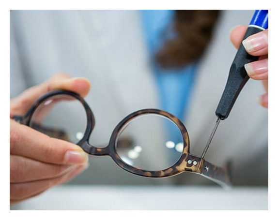Eye frames and glasses repair at Dietz McLean Optical